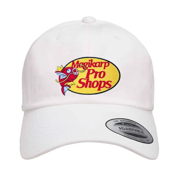 Magikarp Pro Shops Embroidered Hat, Cool Anime Hats, Gifts for Him, Father's Day - Picture 2 of 3